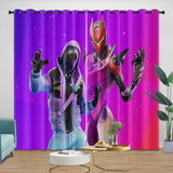 Laden Sie das Bild in den Galerie-Viewer, Fortnite Curtains Printing Pattern Drapes Room Decoration
