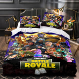 Laden Sie das Bild in den Galerie-Viewer, Fortnite Kinder-Bettwäsche-Set UK Bettbezug-Bett-Sets