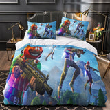 Laden Sie das Bild in den Galerie-Viewer, Fortnite Pattern Duvet Cover Bedding Set Without Filler