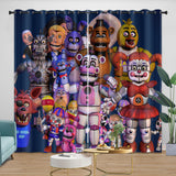 Laden Sie das Bild in den Galerie-Viewer, Game Five Nights At Freddys Curtains Blackout Window Drapes