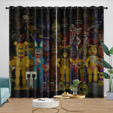 Laden Sie das Bild in den Galerie-Viewer, Game Five Nights At Freddys Curtains Blackout Window Drapes