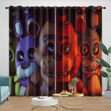 Laden Sie das Bild in den Galerie-Viewer, Game Five Nights At Freddys Curtains Pattern Blackout Window Drapes