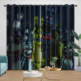 Laden Sie das Bild in den Galerie-Viewer, Game Five Nights At Freddys Curtains Pattern Blackout Window Drapes