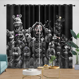 Laden Sie das Bild in den Galerie-Viewer, Game Five Nights At Freddys Curtains Pattern Blackout Window Drapes