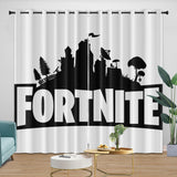 Laden Sie das Bild in den Galerie-Viewer, Game Fortnite Curtains Pattern Blackout Window Drapes Room Decoration