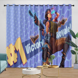 Laden Sie das Bild in den Galerie-Viewer, Game Fortnite Curtains Blackout Window Drapes Kids Room Decoration