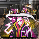 Laden Sie das Bild in den Galerie-Viewer, Game Fortnite Pattern Bedding Set Kids Room Quilt Duvet Cover Without Filler