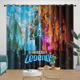 Laden Sie das Bild in den Galerie-Viewer, Game Minecraft Curtains Blackout Window Drapes Kids Room Decoration
