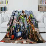 Laden Sie das Bild in den Galerie-Viewer, Game Pattern Fortnite Blanket Flannel Throw Room Decoration