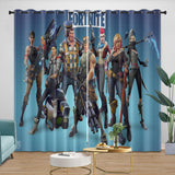 Laden Sie das Bild in den Galerie-Viewer, Game Pattern Fortnite Curtains Blackout Window Drapes