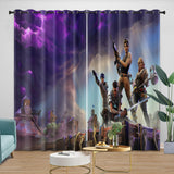 Laden Sie das Bild in den Galerie-Viewer, Game Pattern Fortnite Curtains Blackout Window Drapes