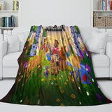 Laden Sie das Bild in den Galerie-Viewer, Game Pattern Minecraft Blanket Flannel Kids Room Throw