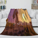 Laden Sie das Bild in den Galerie-Viewer, Game Pattern Minecraft Blanket Flannel Kids Room Throw