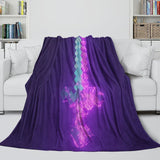 Laden Sie das Bild in den Galerie-Viewer, Game Pattern Minecraft Blanket Flannel Throw Kids Room Decoration