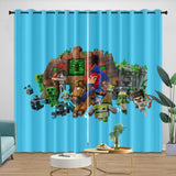 Laden Sie das Bild in den Galerie-Viewer, Game Pattern Minecraft Curtains Blackout Window Drapes Room Decoration