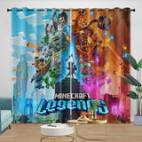 Laden Sie das Bild in den Galerie-Viewer, Game Pattern Minecraft Curtains Blackout Window Drapes Room Decoration