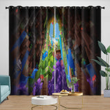 Laden Sie das Bild in den Galerie-Viewer, Game Pattern Minecraft Curtains Window Drapes Kids Room Decoration