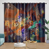 Laden Sie das Bild in den Galerie-Viewer, Game Pattern Minecraft Curtains Window Drapes Kids Room Decoration