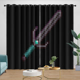 Laden Sie das Bild in den Galerie-Viewer, Game Pattern Minecraft Curtains Window Drapes Room Decoration