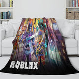 Laden Sie das Bild in den Galerie-Viewer, Game Pattern Roblox Blanket Flannel Throw Room Decoration