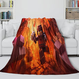 Laden Sie das Bild in den Galerie-Viewer, Game Pattern Roblox Blanket Flannel Throw Room Decoration