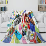 Laden Sie das Bild in den Galerie-Viewer, Game Super Mario Blanket Flannel Throw Kids Room Decoration