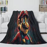 Laden Sie das Bild in den Galerie-Viewer, Game Super Mario Blanket Flannel Throw Kids Room Decoration