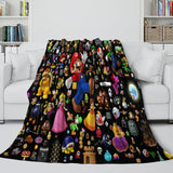 Laden Sie das Bild in den Galerie-Viewer, Game Super Mario Blanket Flannel Throw Kids Room Decoration