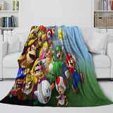 Laden Sie das Bild in den Galerie-Viewer, Game Super Mario Blanket Flannel Throw Kids Room Decoration