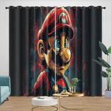 Laden Sie das Bild in den Galerie-Viewer, Game Super Mario Curtains Blackout Kids Room Window Drapes