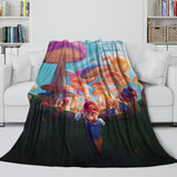 Laden Sie das Bild in den Galerie-Viewer, Game Super Mario Pattern Blanket Flannel Throw Kids Room Decoration