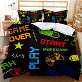 Laden Sie das Bild in den Galerie-Viewer, Gamepad Bedding Set Pattern Quilt Cover Without Filler