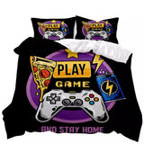 Laden Sie das Bild in den Galerie-Viewer, Gamepad Bedding Set Pattern Quilt Cover Without Filler