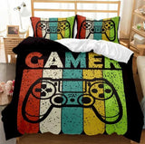 Laden Sie das Bild in den Galerie-Viewer, Gamepad Bedding Set Pattern Quilt Cover Without Filler