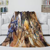 Laden Sie das Bild in den Galerie-Viewer, Genshin Impact Blanket Flannel Fleece Pattern Throw Room Decoration