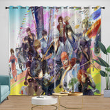 Laden Sie das Bild in den Galerie-Viewer, Gintama Curtains Blackout Window Drapes Room Decoration