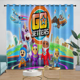 Laden Sie das Bild in den Galerie-Viewer, Go Jetters Curtains Pattern Blackout Window Drapes