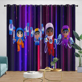 Laden Sie das Bild in den Galerie-Viewer, Go Jetters Curtains Pattern Blackout Window Drapes