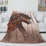 Laden Sie das Bild in den Galerie-Viewer, Godzilla Blanket Flannel Fleece Throw Kids Room Decoration