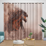 Laden Sie das Bild in den Galerie-Viewer, Godzilla Curtains Blackout Window Drapes Room Decoration