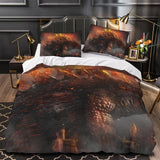 Laden Sie das Bild in den Galerie-Viewer, Godzilla Duvet Cover Pattern Bedding Set Without Filler