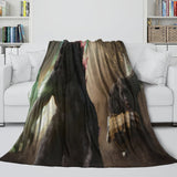 Laden Sie das Bild in den Galerie-Viewer, Godzilla Minus One Blanket Flannel Fleece Throw Room Decoration