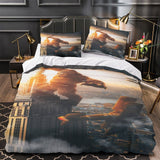 Laden Sie das Bild in den Galerie-Viewer, Godzilla X Kong The New Empire Bedding Set Duvet Cover Without Filler