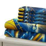 Laden Sie das Bild in den Galerie-Viewer, Golden State Warriors Bedding Set Duvet Cover Without Filler