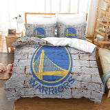 Laden Sie das Bild in den Galerie-Viewer, Golden State Warriors Bedding Set Duvet Cover Without Filler