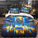 Laden Sie das Bild in den Galerie-Viewer, Golden State Warriors Bedding Set Duvet Cover Without Filler