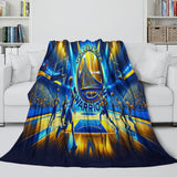 Laden Sie das Bild in den Galerie-Viewer, Golden State Warriors Blanket Flannel Fleece Throw Room Decoration