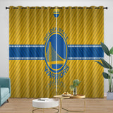 Laden Sie das Bild in den Galerie-Viewer, Golden State Warriors Curtains Blackout Window Drapes Room Decoration