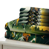 Laden Sie das Bild in den Galerie-Viewer, Green Bay Packers Bedding Set Duvet Cover Without Filler