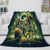 Laden Sie das Bild in den Galerie-Viewer, Green Bay Packers Blanket Flannel Fleece Throw Room Decoration